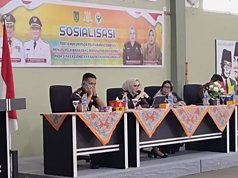 Diskes Inhil Gelar Sosialisasi Tertib Hukum Pelayanan Kesehatan